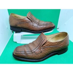 Vintage Stuart McGuire Size 8 US /38.5 Brown Sharkskin Shoes England Leather